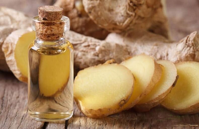 Teinture des racines de gingembre contre les parasites
