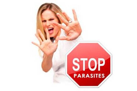 Combattez les parasites dans le corps.